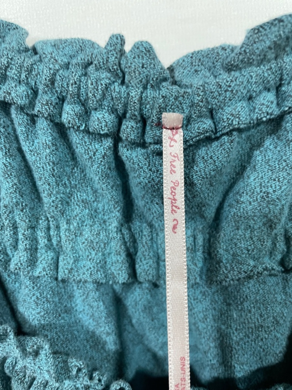 Free people Smocked Sleeveless Teal Sundress - Picture 2 of 4